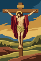 Jezus na krzyżu – BG26-0327