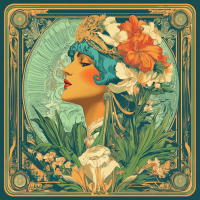 Styl Mucha: Gatsby